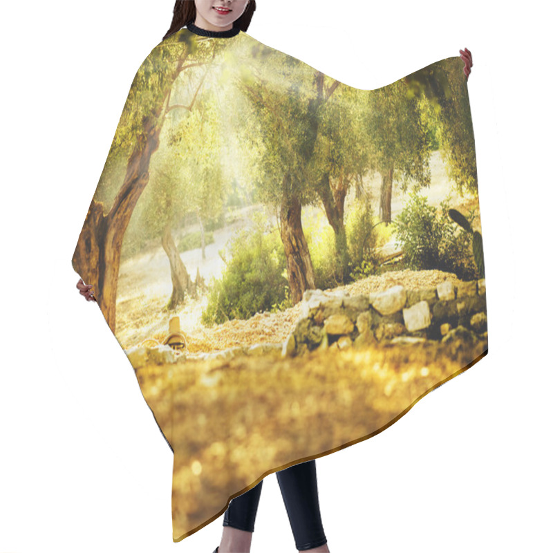 Personality  Olive Trees Hair Cutting Cape