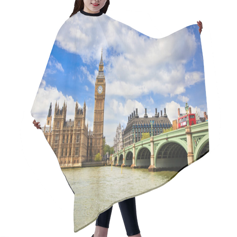 Personality  Big Ben And Houses Of Parliament, London Hair Cutting Cape