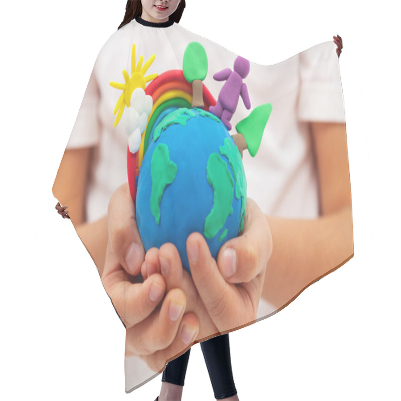 Personality  Life On Earth - Environment And Ecology Concept Hair Cutting Cape