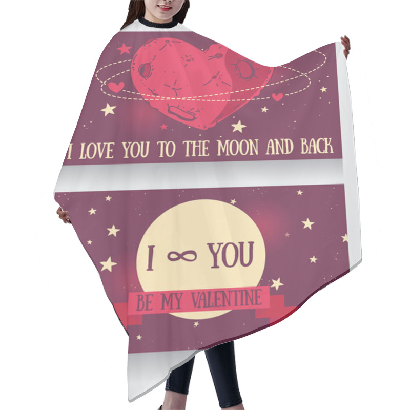 Personality  Cosmic Cards For Valentine's Day Hair Cutting Cape