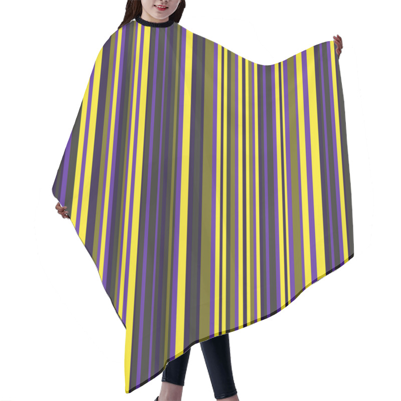 Personality  Stylish Stripe Seamless Pattern Hair Cutting Cape