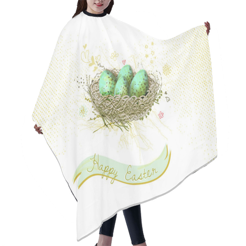 Personality  Happy Easter Hair Cutting Cape