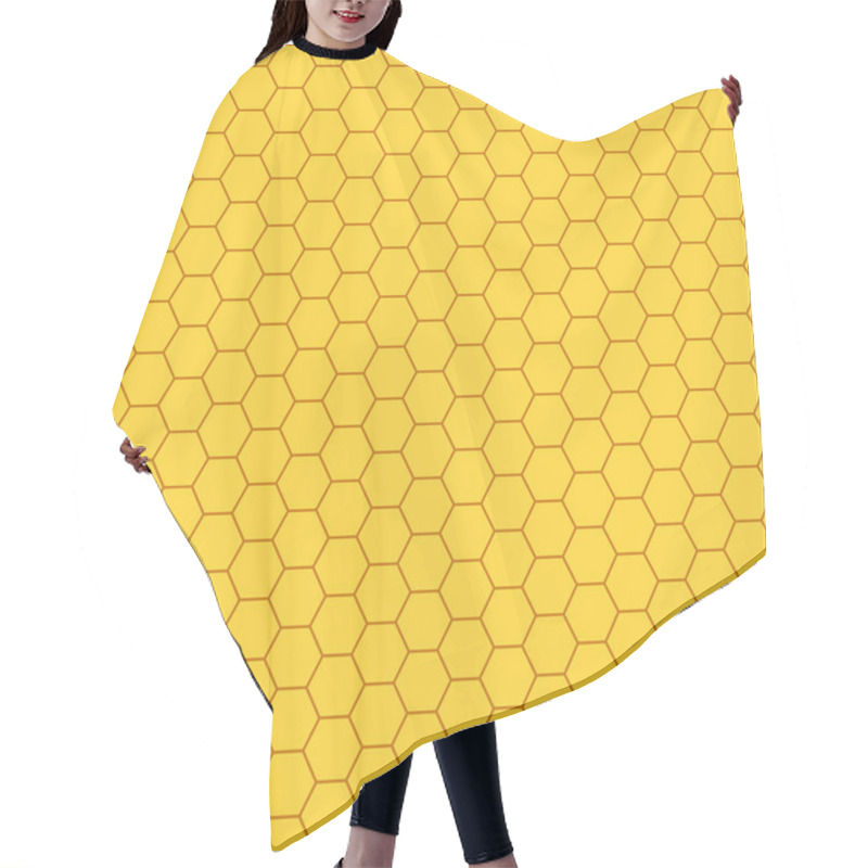 Personality  Honeycomb Pattern Hair Cutting Cape