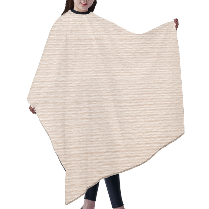 Personality  Cream Paper Texture Hair Cutting Cape