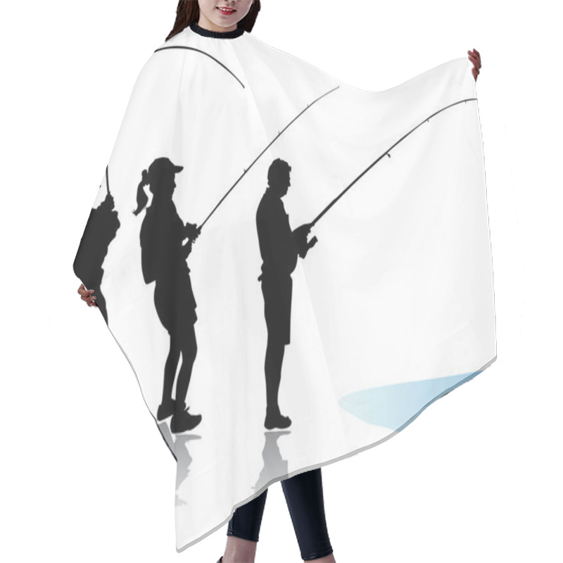 Personality  Fisherman Set Hair Cutting Cape