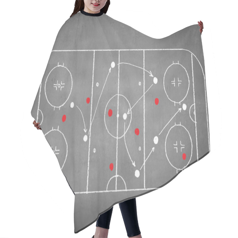 Personality  Hockey Strategy Plan Hair Cutting Cape