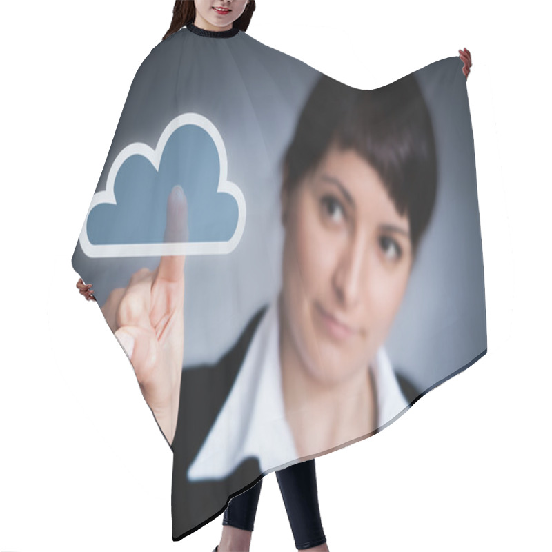 Personality  Cloud Computing Hair Cutting Cape