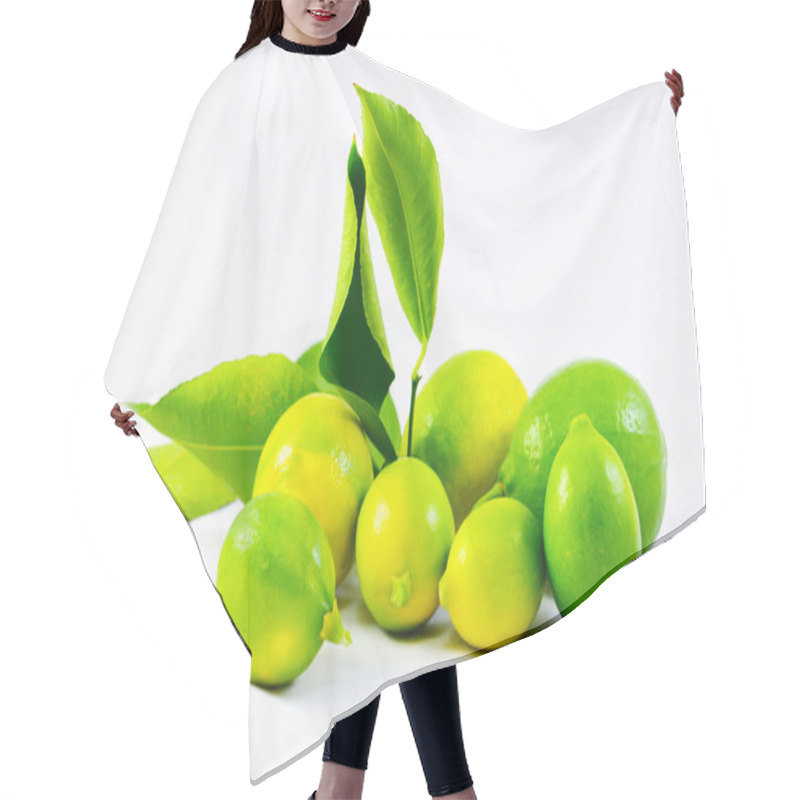 Personality  Yellow And Green Lemons Hair Cutting Cape