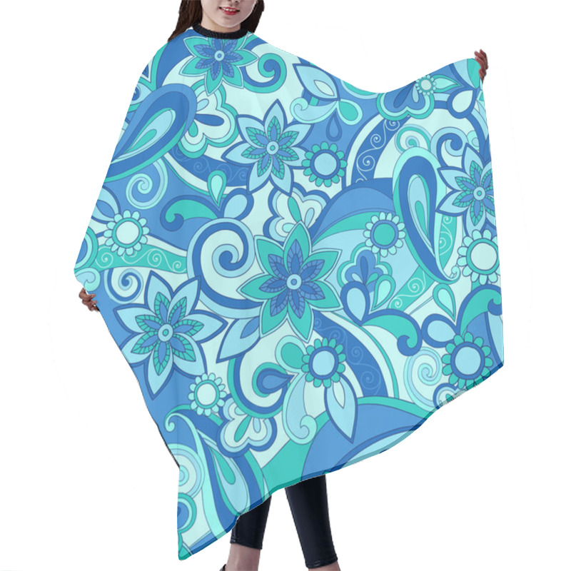 Personality  Psychedelic Pucci Seamless Pattern Hair Cutting Cape