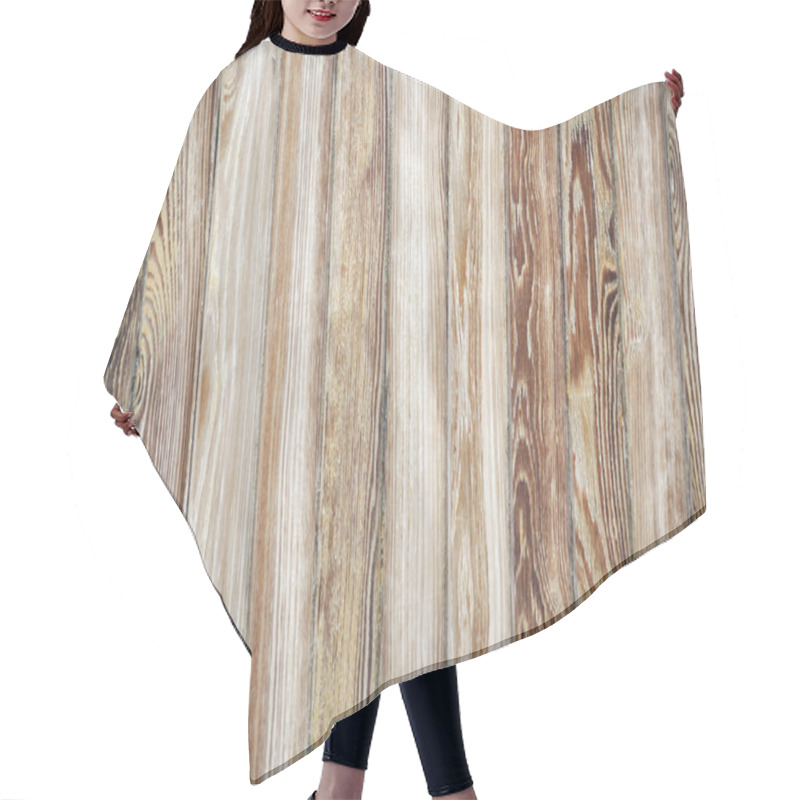 Personality  Texture Of Old Wooden Door Hair Cutting Cape