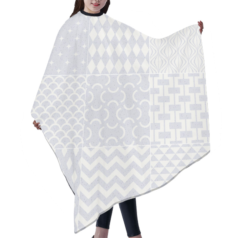 Personality  Seamless Geometric Abstract Pastel Pattern Hair Cutting Cape