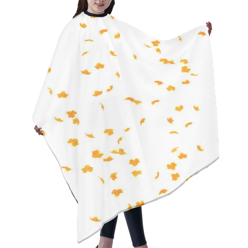 Personality  Falling Autumn Leaves Hair Cutting Cape