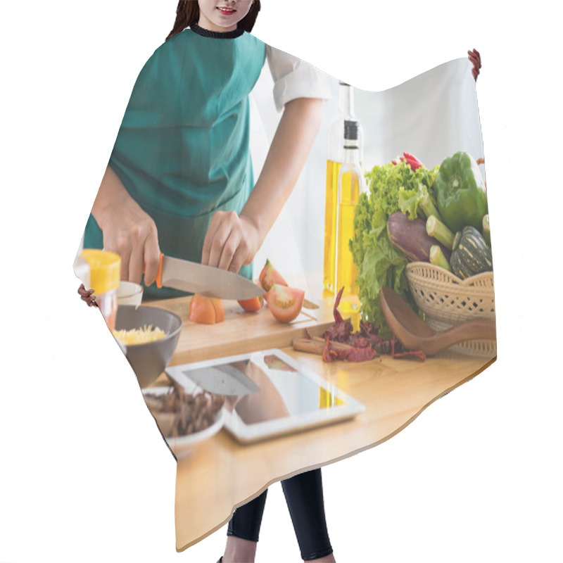 Personality  Cooking Healthy Meal Hair Cutting Cape