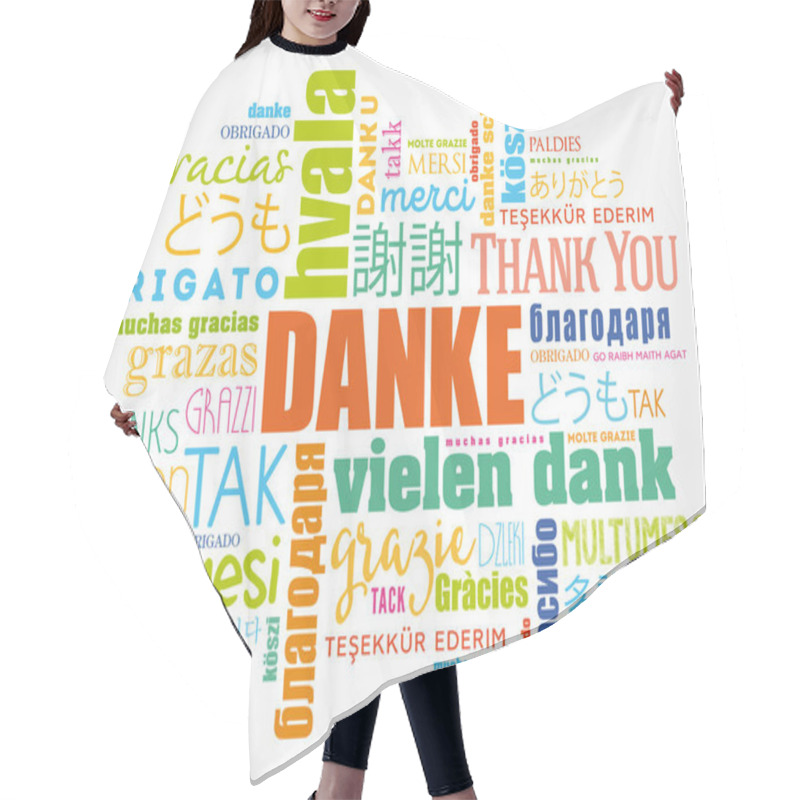 Personality  Danke (Thank You In German) Hair Cutting Cape