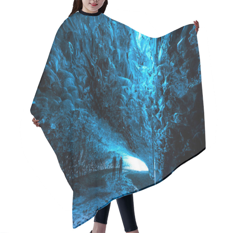 Personality  Ice Cave In Iceland Hair Cutting Cape