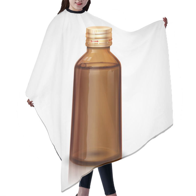 Personality  Medicine Syrup Bottle Hair Cutting Cape