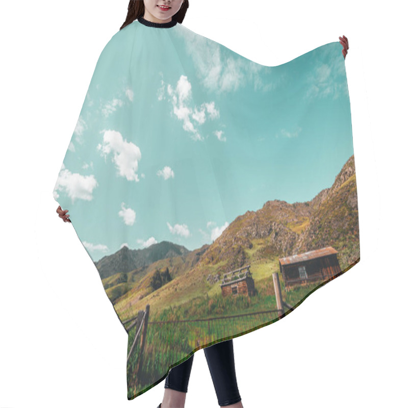 Personality  Two Forsaken Houses In Mountains Hair Cutting Cape