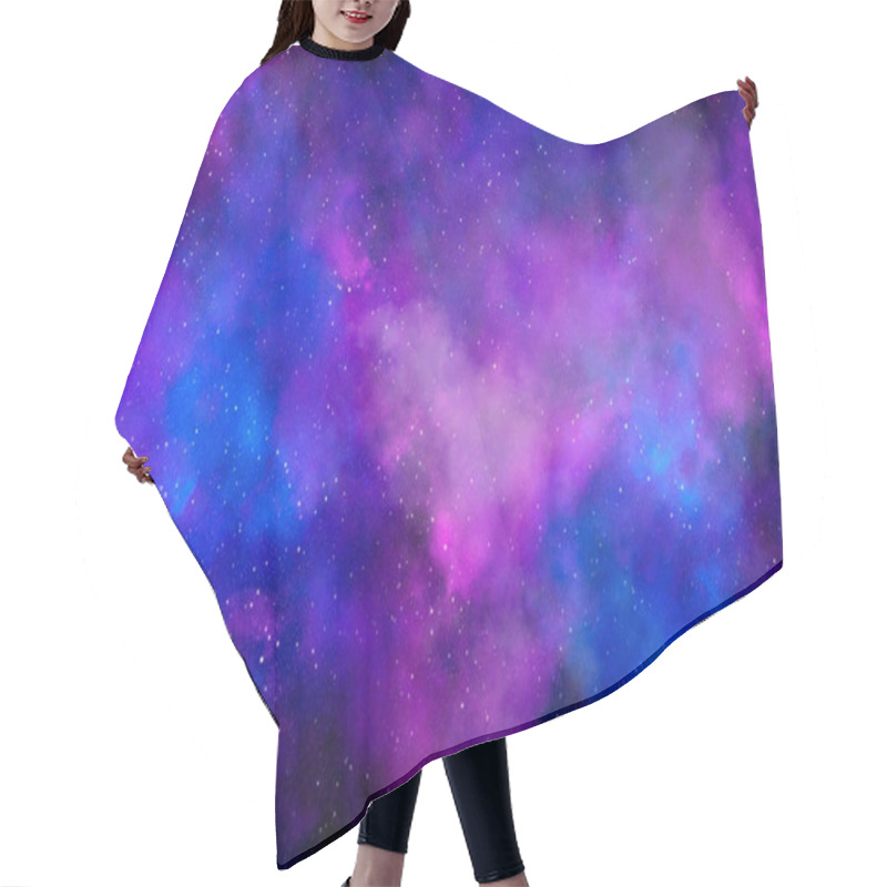 Personality  Planets And Galaxy, Science Fiction Wallpaper. Beauty Of Deep Space. Billions Of Galaxies In The Universe Cosmic Art Background. 3D Illustration. Hair Cutting Cape