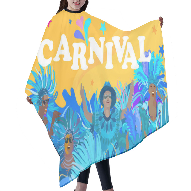 Personality  2024 Abstract Rio Brazilian Carnival Music Dance Festival Night Party Happy People Samba Dancers Parade Sambadrome, New Orleans, Mardi Gras, Notting Hill London, Venezia Costume Mask Firework Exotic Tropical Palm Leaves Banner Spanish San Fermin Card Hair Cutting Cape