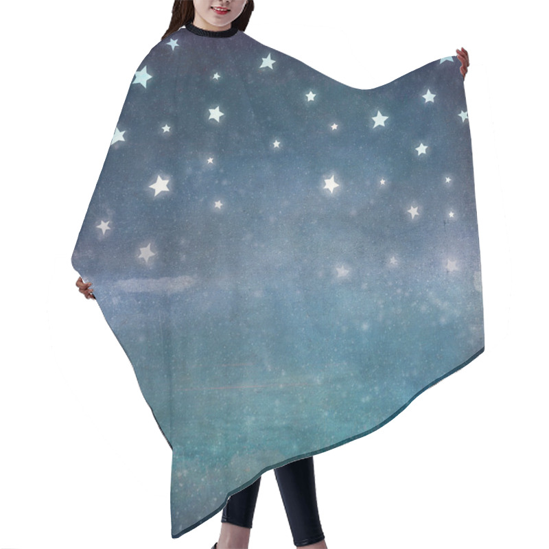 Personality  Stars At Night Grunge Sky ,background Hair Cutting Cape