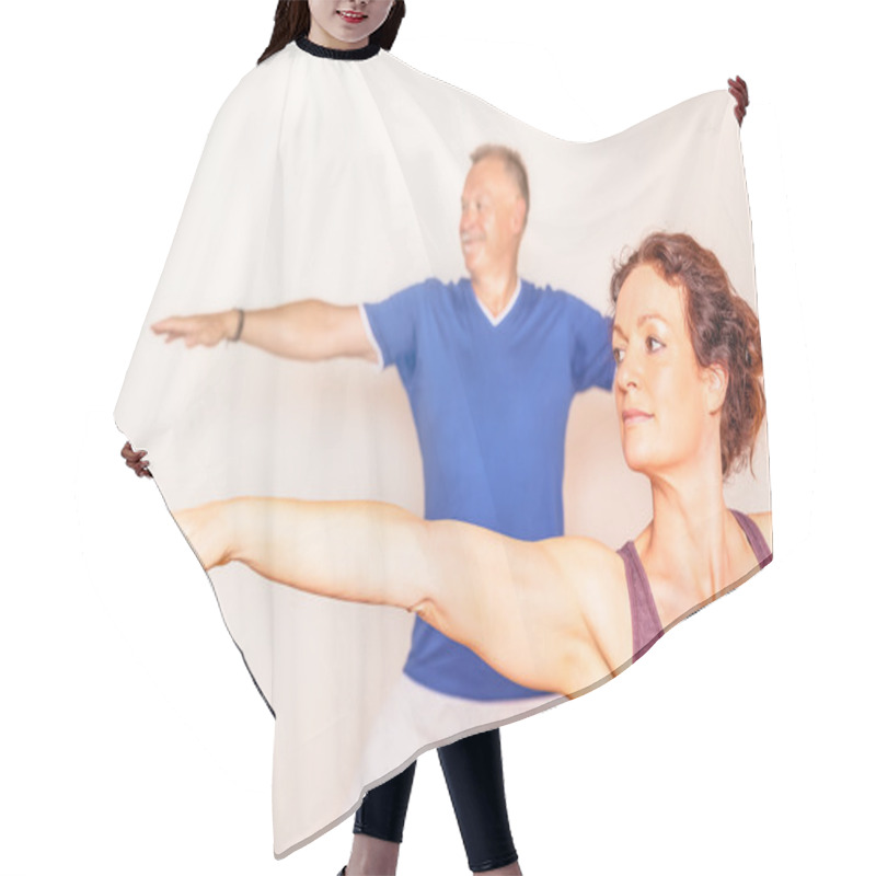 Personality  Yoga Man And Woman Hair Cutting Cape