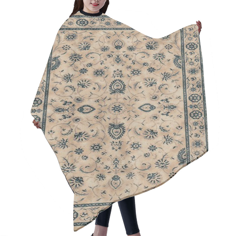 Personality  Carpet Bathmat And Rug Boho Style Ethnic Design Pattern With Distressed Texture And Effect Hair Cutting Cape