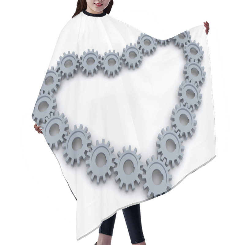 Personality  Gear Hair Cutting Cape