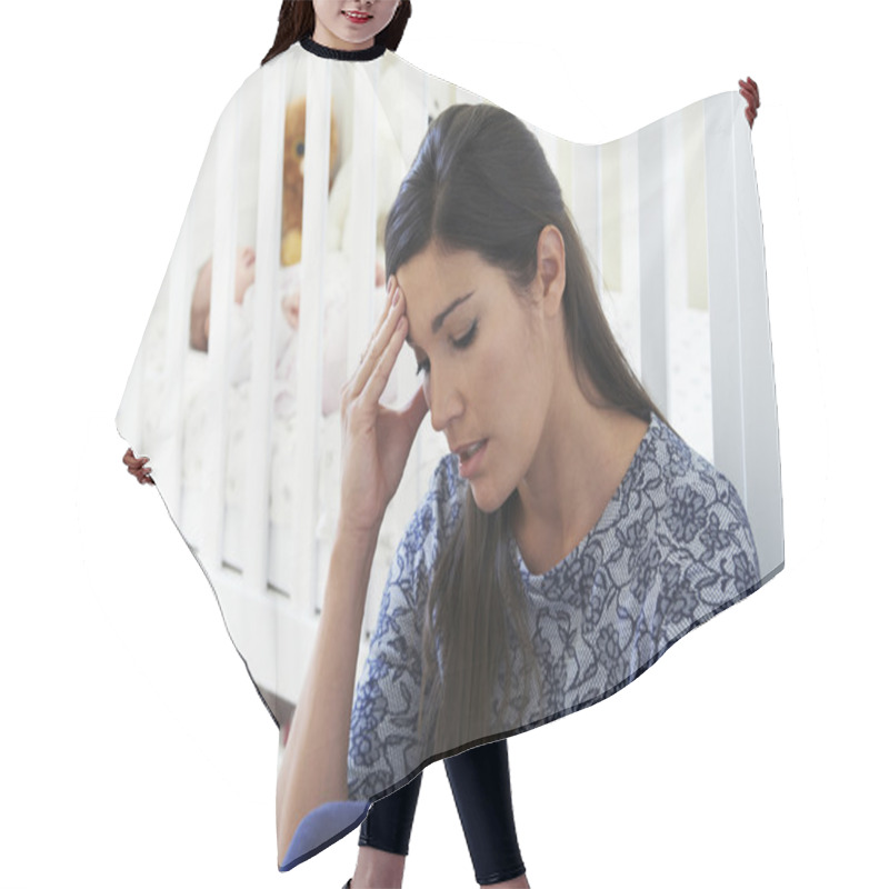 Personality  Frustrated Mother Suffering From Post Natal Depression Hair Cutting Cape