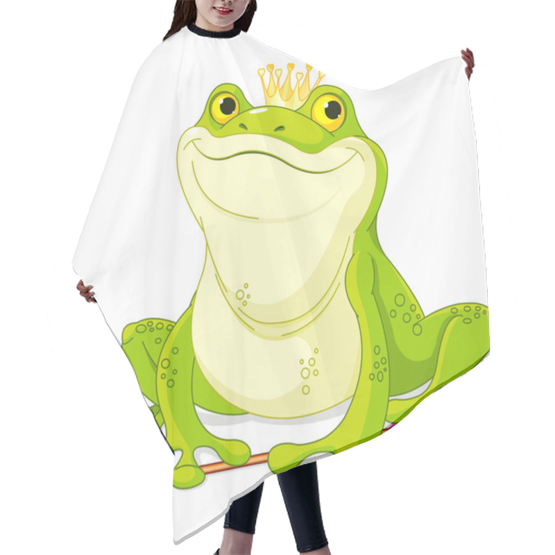 Personality  Frog Prince Hair Cutting Cape