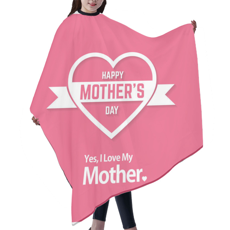 Personality  Mothers Day Postcard  Hair Cutting Cape