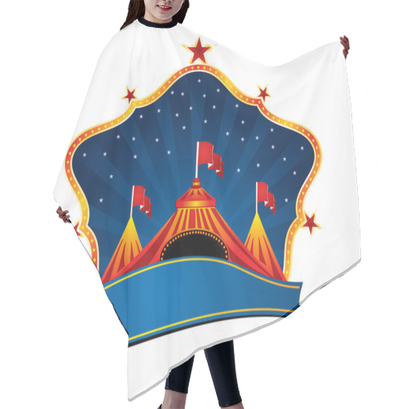 Personality  Circus Marquee Hair Cutting Cape