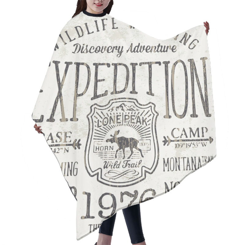 Personality  Lone Peak Wild Trail Expedition Hair Cutting Cape