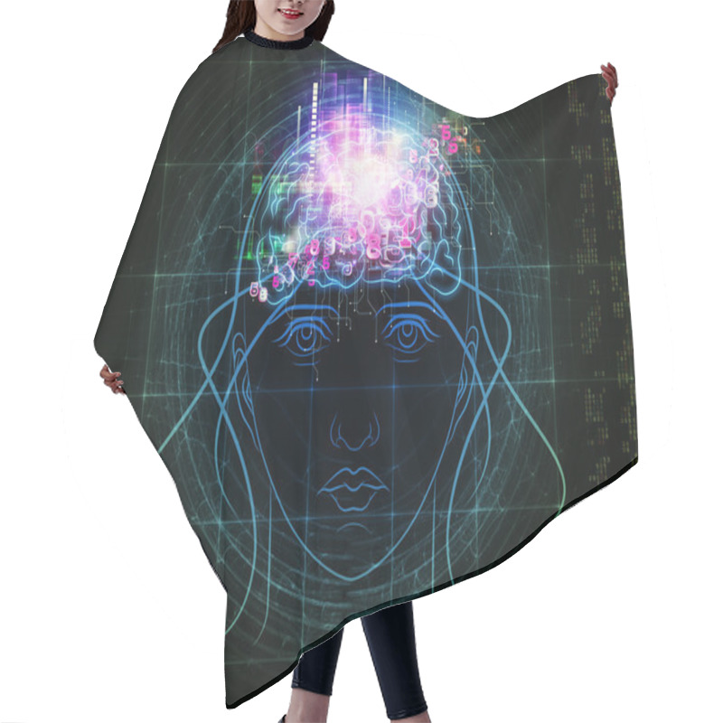 Personality  Brain Power Hair Cutting Cape