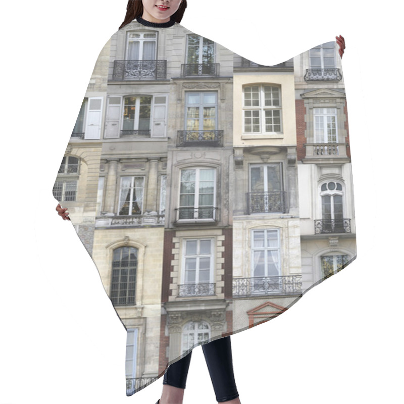 Personality  Paris Windows Hair Cutting Cape