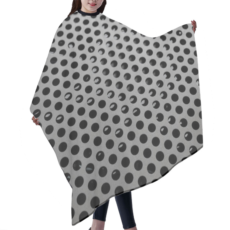 Personality  Hole Punched Metal Hair Cutting Cape