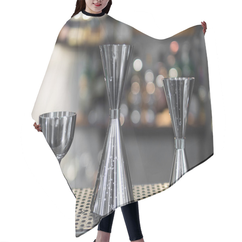 Personality  Jigger Bar Cocktail Equipment Hair Cutting Cape