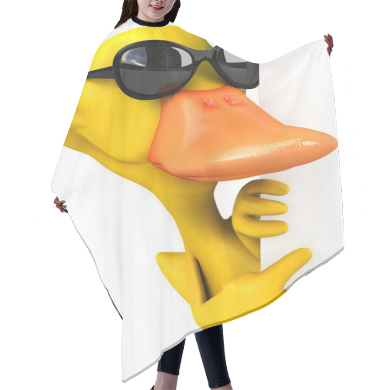 Personality  Fun Duck Hair Cutting Cape