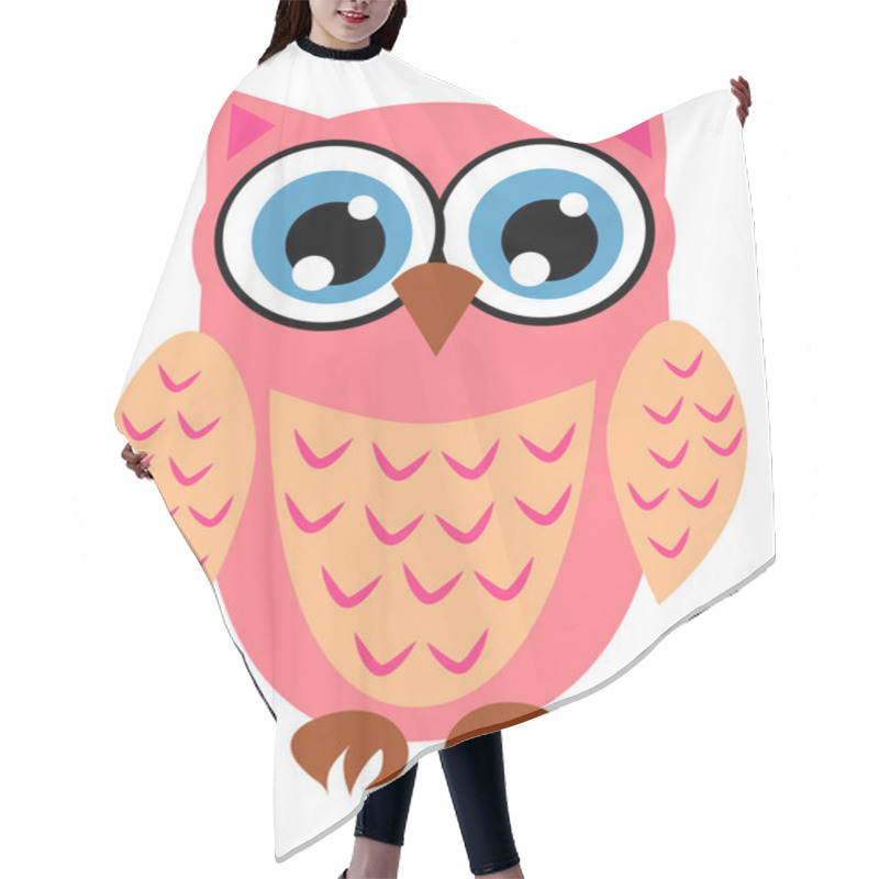 Personality  Cute Girl Owls. Baby Showers, Parties For Baby Girls. Hair Cutting Cape