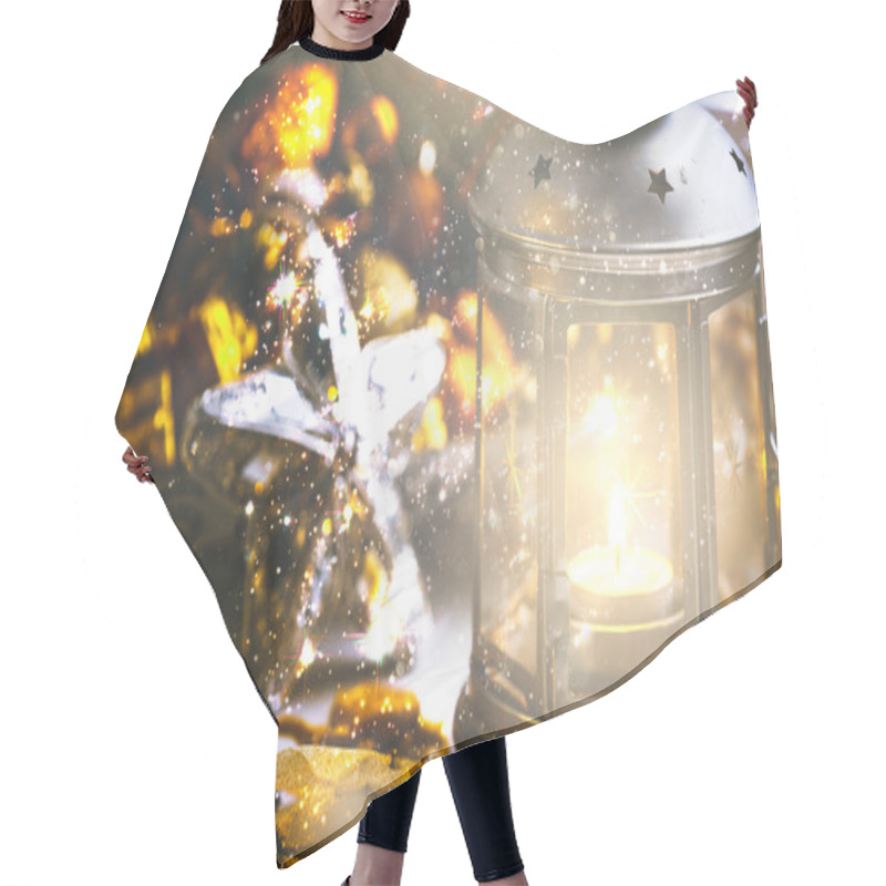 Personality  Christmas Still Life Hair Cutting Cape