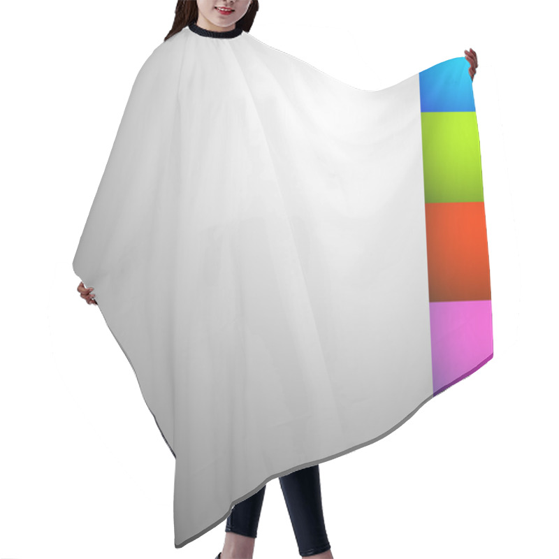 Personality  Abstract Shaded Square Backgrounds Hair Cutting Cape