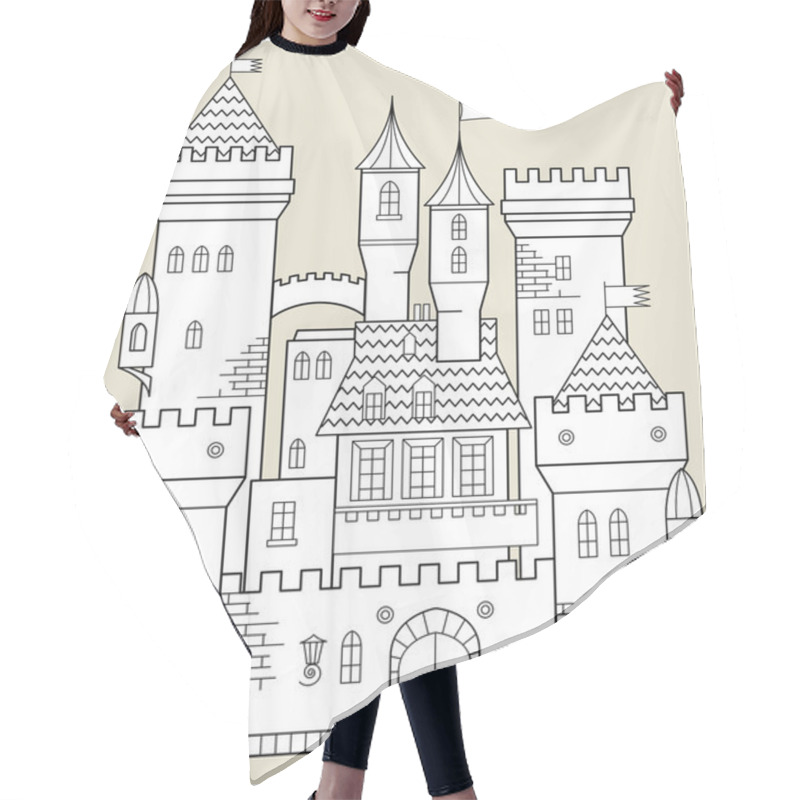 Personality  Castle Hair Cutting Cape