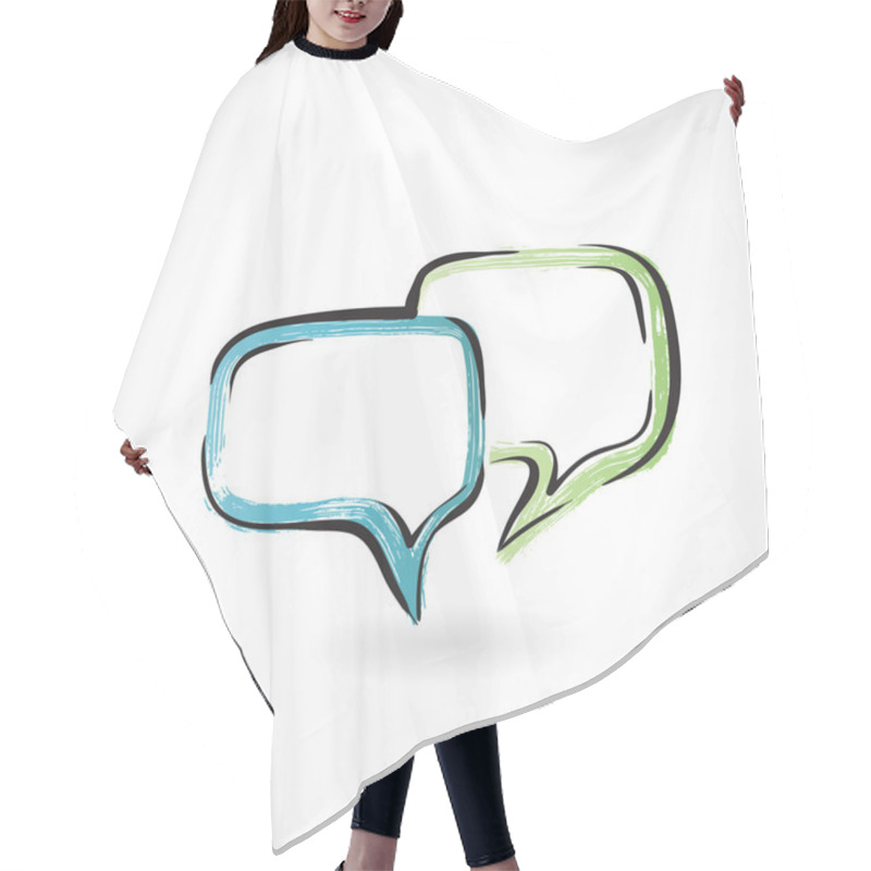 Personality  Dialogue Grunge Icon Hair Cutting Cape