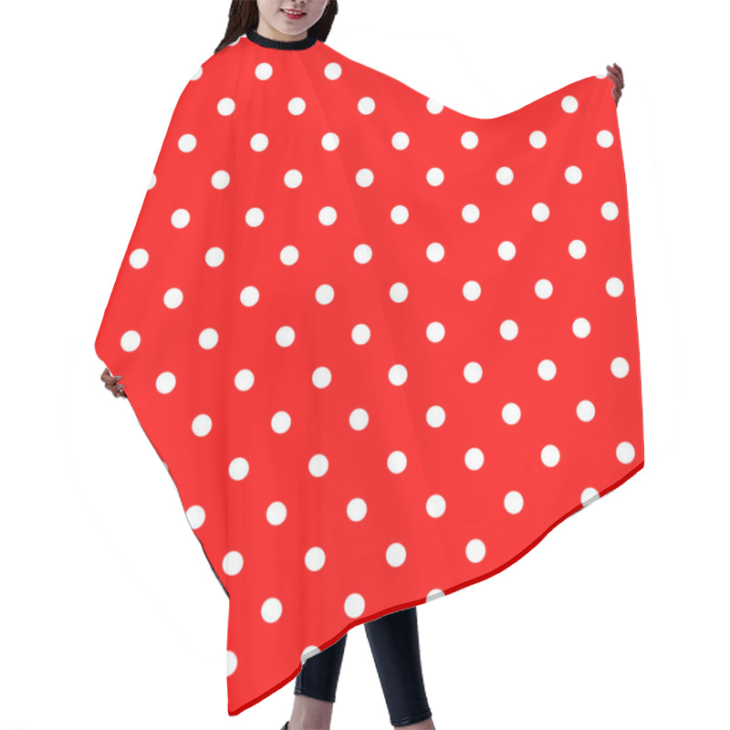 Personality  Polka Dot Pattern Hair Cutting Cape