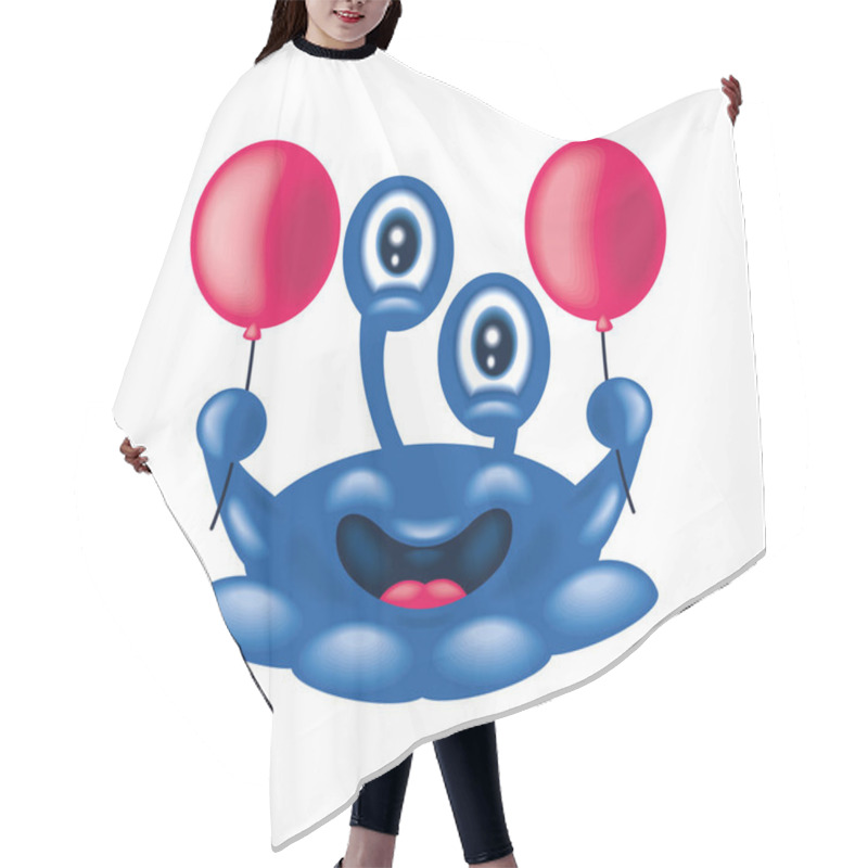 Personality  Monster Creature Birthday Party Isolated Hair Cutting Cape