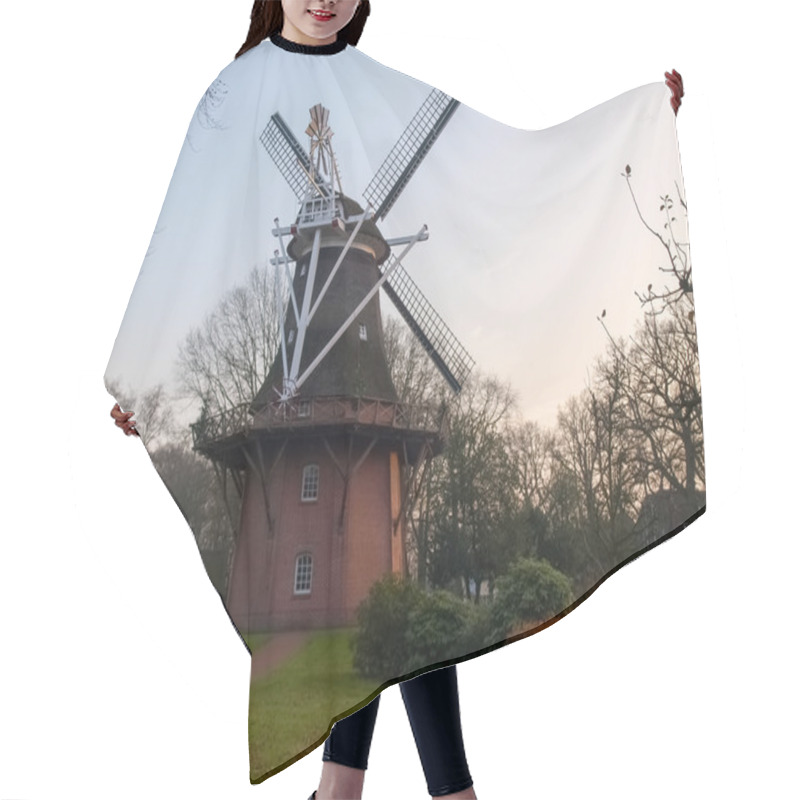 Personality  Bad Zwischenahn, Windmill In The Open-air Museum Hair Cutting Cape