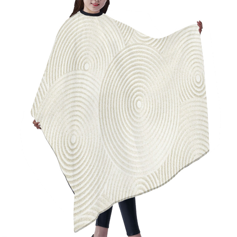 Personality  Zen Sand Pattern As Background Hair Cutting Cape