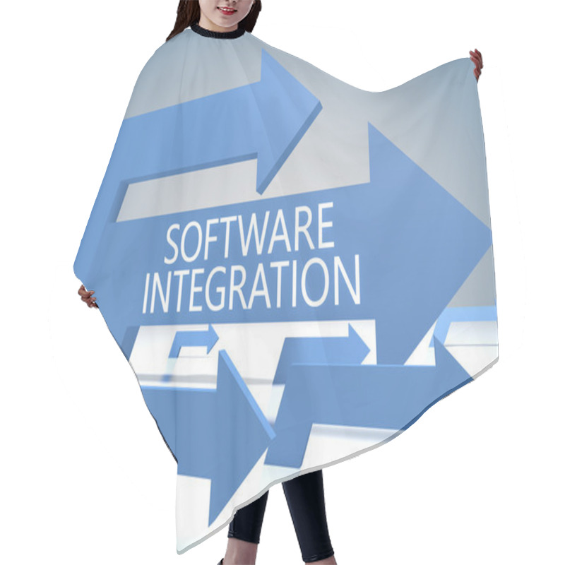 Personality  Software Integration Hair Cutting Cape