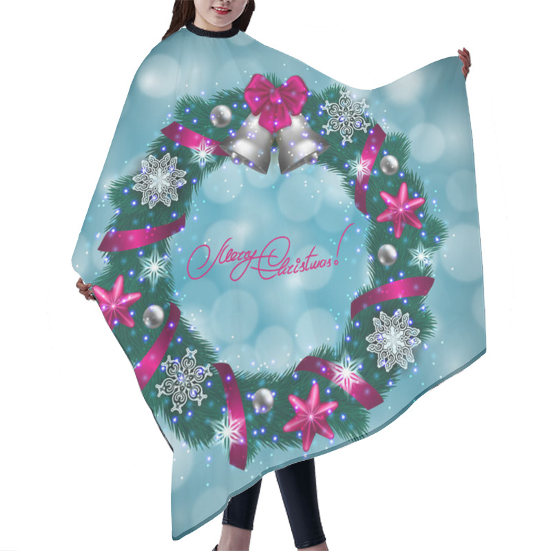 Personality  New Year's Background Hair Cutting Cape