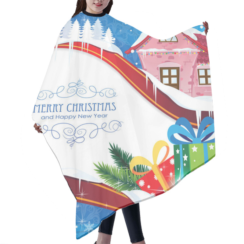 Personality  House And Christmas Gifts Hair Cutting Cape