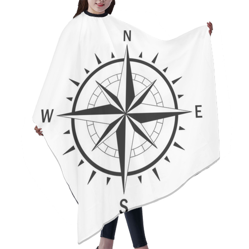 Personality  Compass Single 8 Hair Cutting Cape